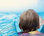 Selbsttragender Pool mit Abdeckung