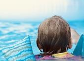 Selbsttragender Pool mit Abdeckung