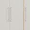 Schrank Jupiter 207cm Eiche Sonoma/Weiß,4