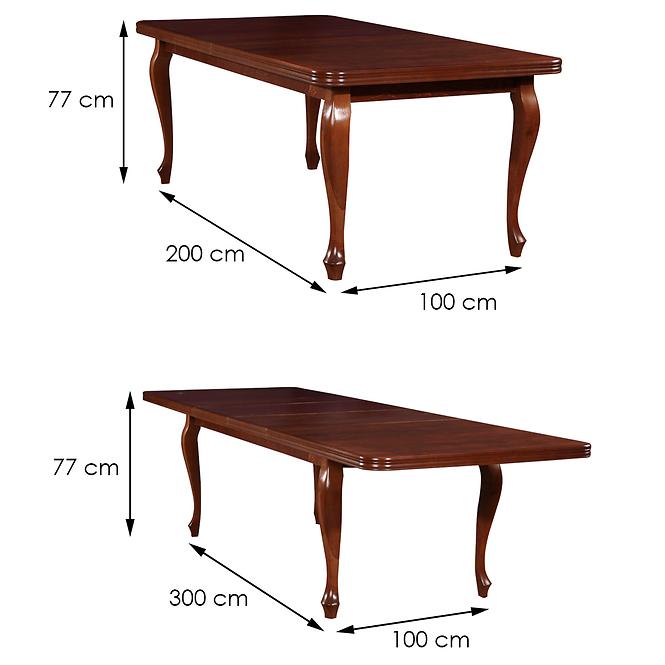 Esszimmer Set  Orfeusz 1+8 St4 200x100+100 +W35 Nuss