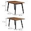 Esszimmer Set  Cezar 1+6 St41 140x80+40 +W114 Eiche Wotan/Schwarz,4