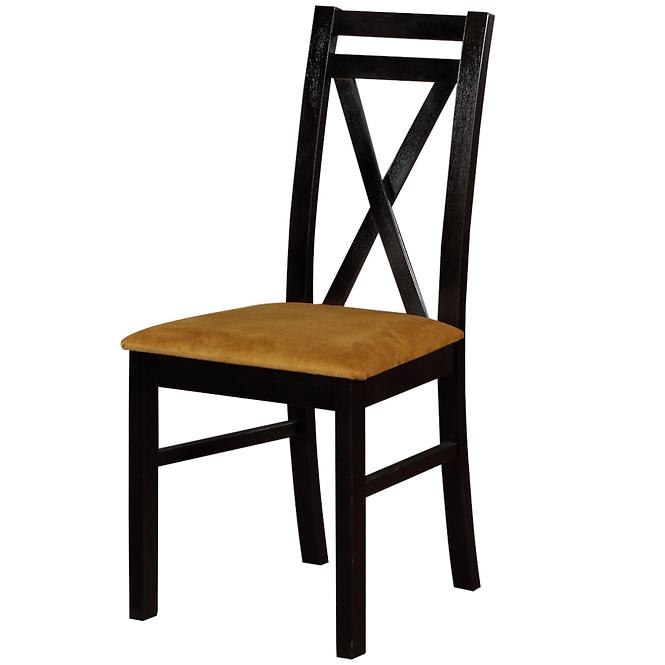Esszimmer Set  Cezar 1+6 St41 140x80+40 +W114 Eiche Wotan/Schwarz
