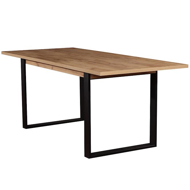 Esszimmer Set  Gracja 1+6 St St42 150x85+48 +W114 Eiche Wotan/Schwarz