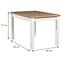 Esszimmer Set  Hebe 1+4 St30 120x80 +W113 Eiche Wotan/Weiß,3