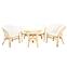 Gartengarnitur aus Rattan Tropicana Natural/Beige