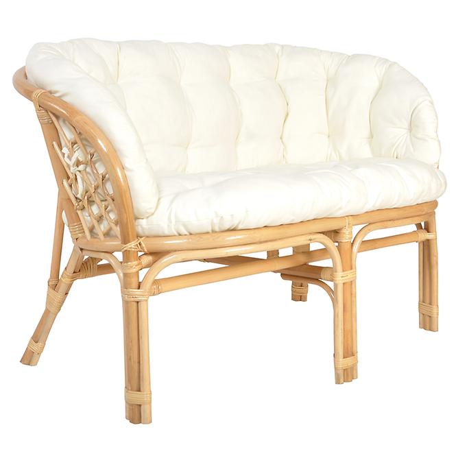 Gartengarnitur aus Rattan Tropicana Natural/Beige