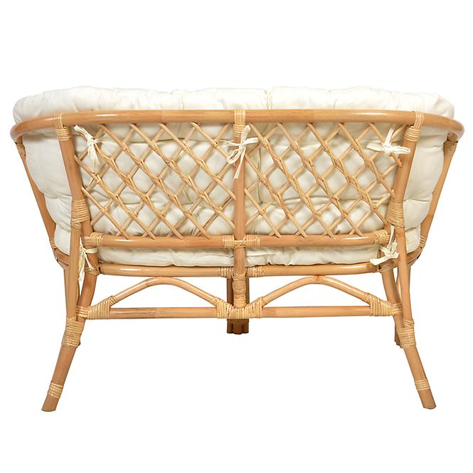 Gartengarnitur aus Rattan Tropicana Natural/Beige