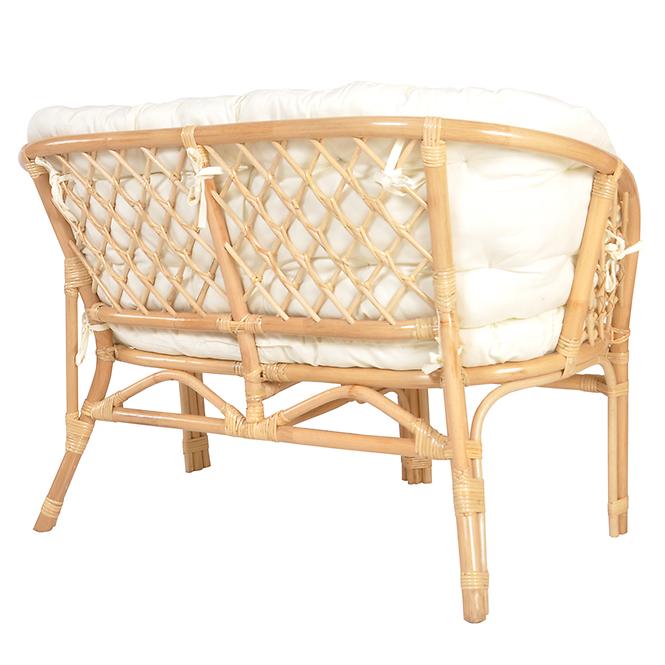 Gartengarnitur aus Rattan Tropicana Natural/Beige