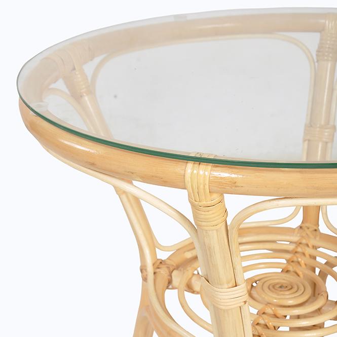 Gartengarnitur aus Rattan Tropicana Natural/Beige