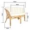 Gartengarnitur aus Rattan Tropicana Natural/Beige,4