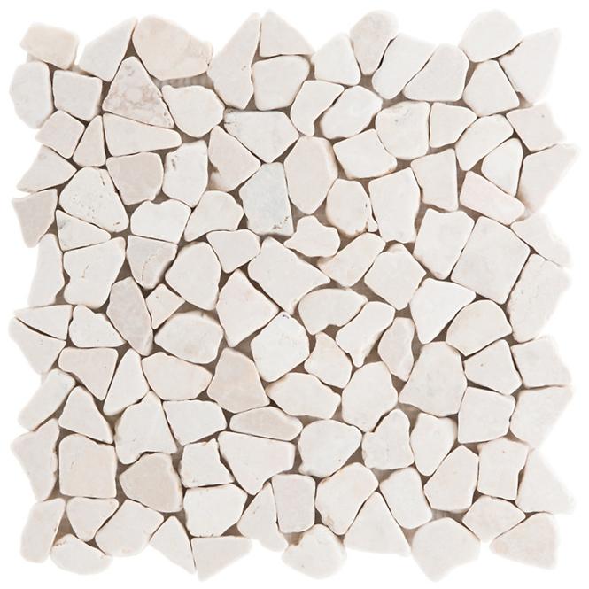 Mosaik Poly biancone mini 61716 28x28