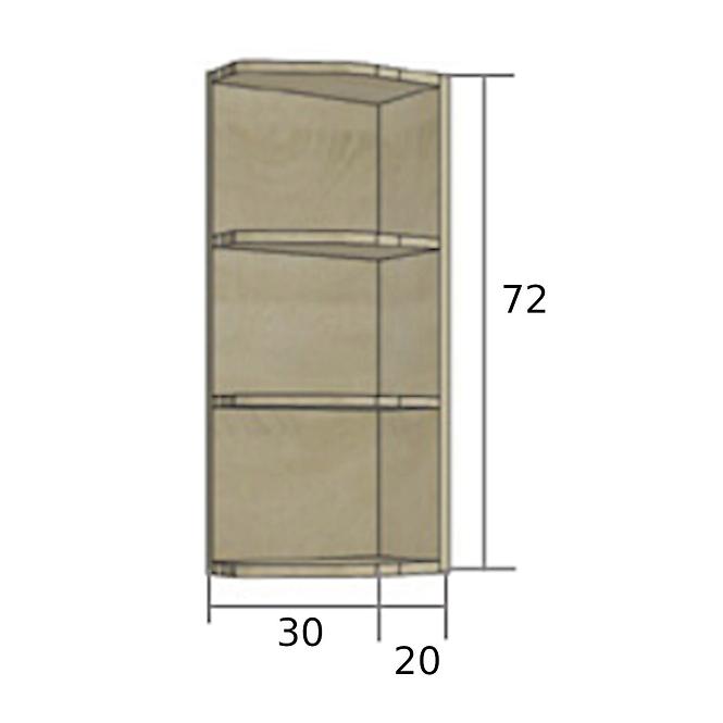 Küchenzeile  Econo 46G Eiche Sonoma/Weiß/San Remo