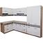 Küchenzeile Global 21D Eiche Sonoma/Weiß/Grau,2