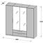 Schrank Cadisxo 200cm Eiche Sonoma/Spiegel,3