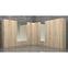 Schrank Cadixo 150cm 2d2s1l Cdxs83s-D30 Eiche Sonoma/Spiegl,6