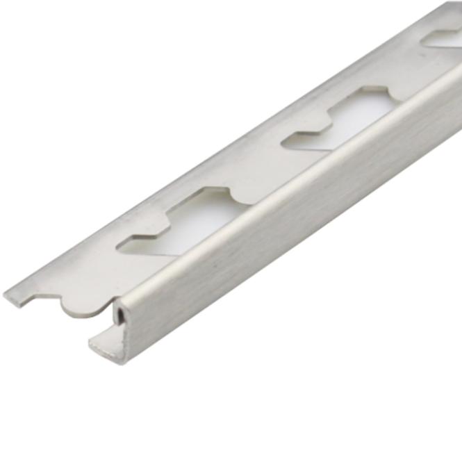 Profil Edge S-steel Brushed 2500/23/10 mm