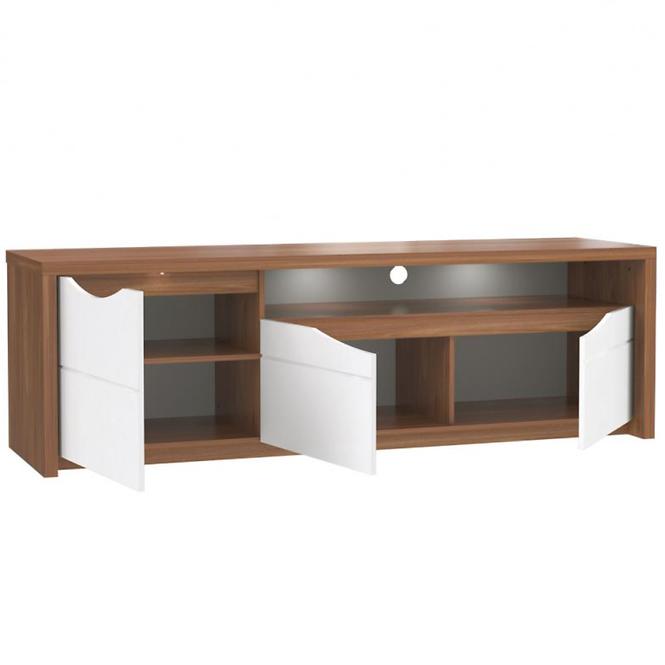 Tv Tisch Saint Tropez 187cm Eiche Sangallo/Weiß,2