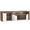 Tv Tisch Saint Tropez 187cm Eiche Sangallo/Weiß,2