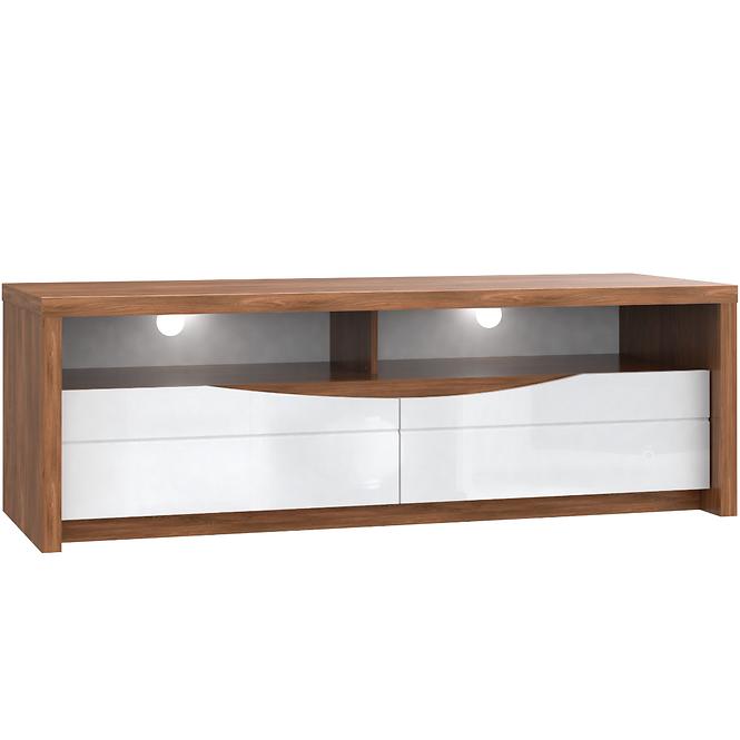 Tv Tisch Saint Tropez 148cm Eiche Sangallo/Weiß