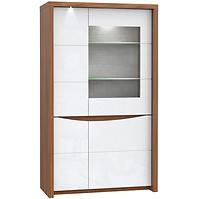 Vitrine Saint Tropez 93cm Eiche Sangallo/Weiß