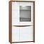 Vitrine Saint Tropez 93cm Eiche Sangallo/Weiß