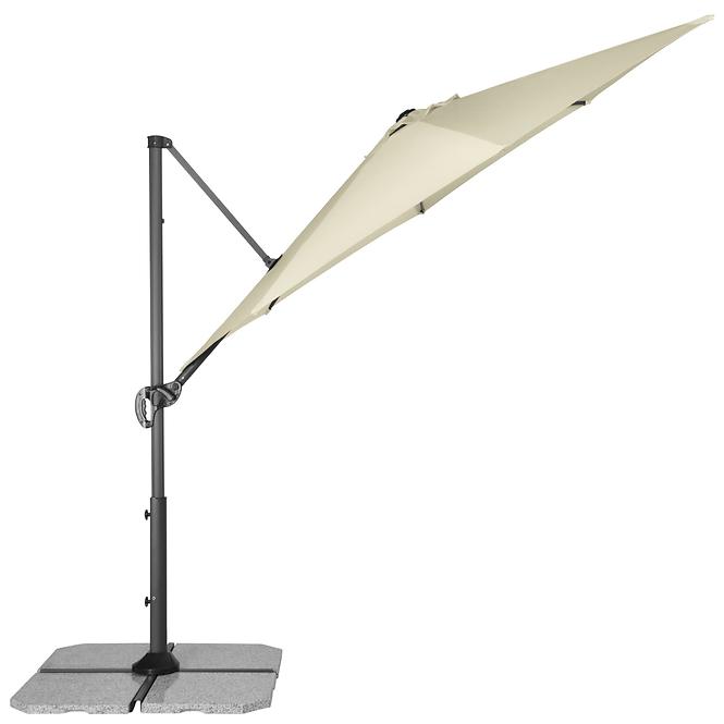 Garten Sonnenschirm RAVENNA LIGHT 300cm natürlich