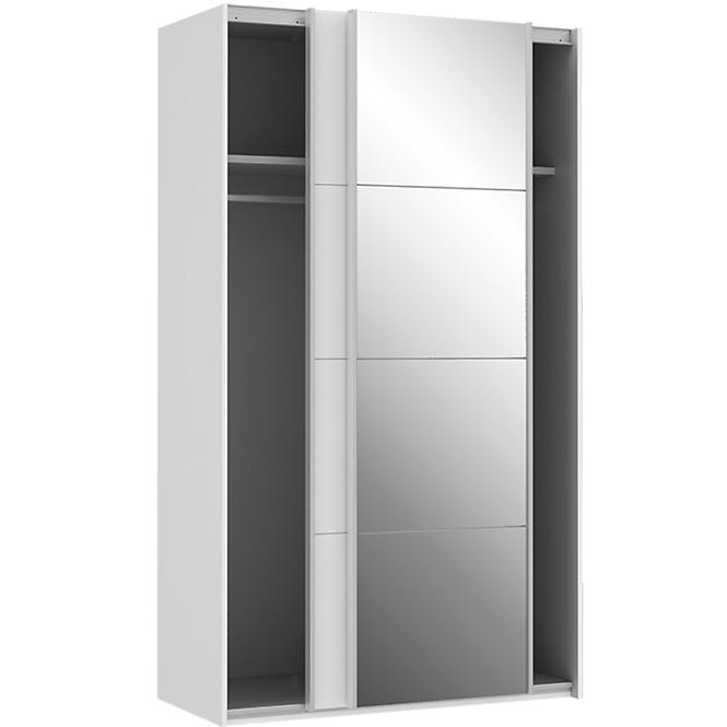 Schrank Sapporo 120cm Weißer Glanz,2