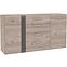 Kommode Locarno 150cm Eiche Nealson / Grau