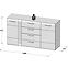 Kommode Locarno 150cm Eiche Nealson / Grau,3