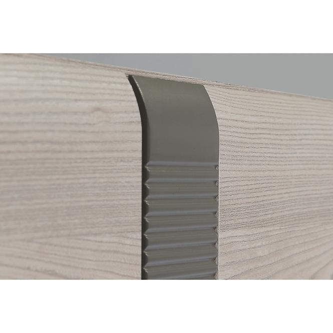 Regal Locarno 140cm Eiche Nealson / Grau