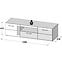 TV Tisch Locarno 160cm Eiche Nealson / Grau,3