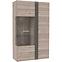 Vitrine 2D Locarno 95cm Eiche Nealson / Grau,2