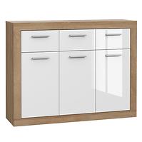 Kommode Baccio 3d3s 118cm Eiche Riviera