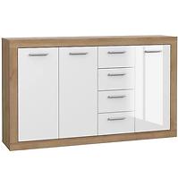 Kommode Baccio 3d4s 143cm Eiche Riviera