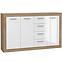 Kommode Baccio 3d4s 143cm Eiche Riviera