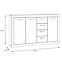 Kommode Baccio 3d4s 143cm Eiche Riviera,3