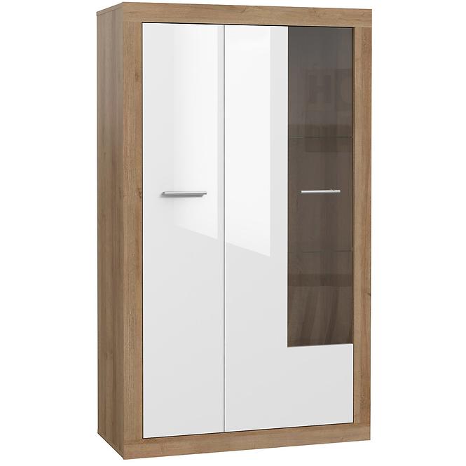 Vitrine Baccio 2d 93cm Eiche Riviera