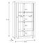 Vitrine Baccio 2d 93cm Eiche Riviera,4