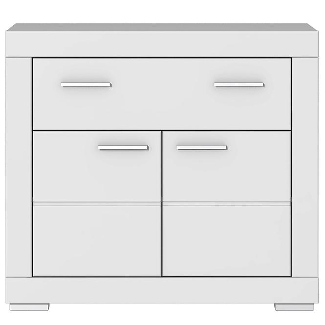 Kommode Snow 2d1s 96cm Weiße Matte,2