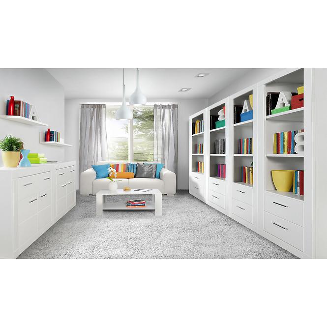 Schrank Snow 2d 116cm Weiße Matte