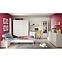 Schrank Snow 2d 116cm Weiße Matte,9