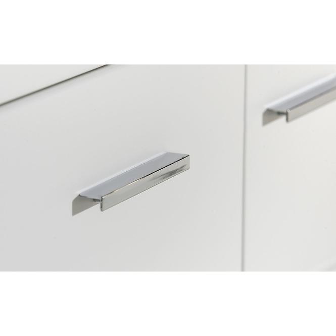 Vitrine Snow 1d1s3p 101cm Weiße Matte,4