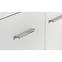 Vitrine Snow 1d1s3p 101cm Weiße Matte,4
