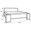 Bett Montana 190cm Eiche Lefkas, L2,3