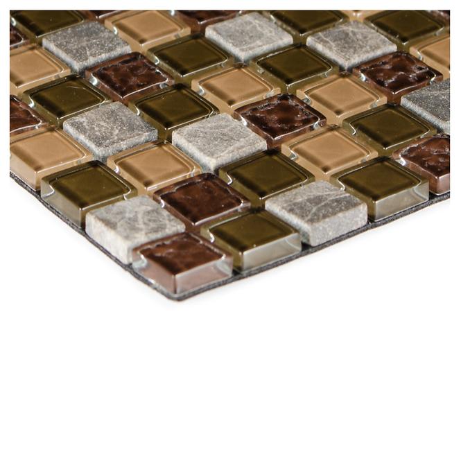 Mosaik Smart brown selbstklebend 78219 30x30x0,4