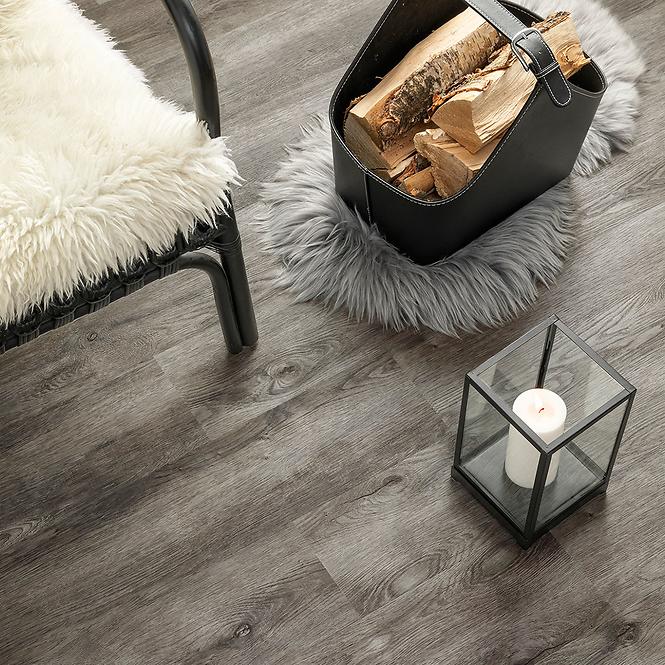 Vinylboden LVT Weathered Oak Anthracite 6,5mm 0,55mm Ultimate 55