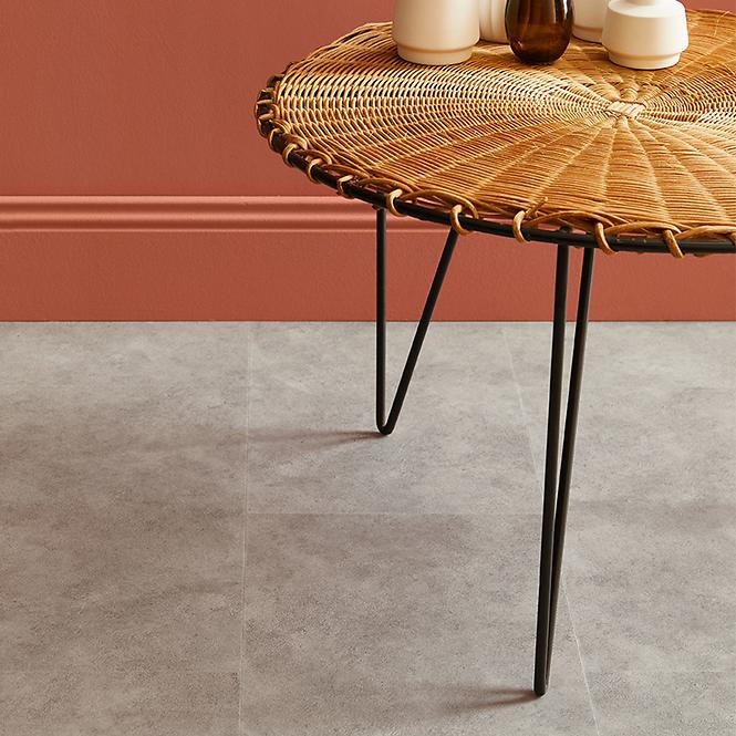 Vinylboden LVT Timeless Concrete Light Grey 6,5mm 0,55mm Ultimate 55