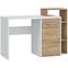 Schreibtisch Rio 127cm Eiche Craft Weiß/Golden R