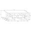 Couchtisch Rio 130cm Eiche Craft Weiß/Golden N,2