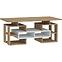 Couchtisch Rio 130cm Eiche Craft Weiß/Golden W
